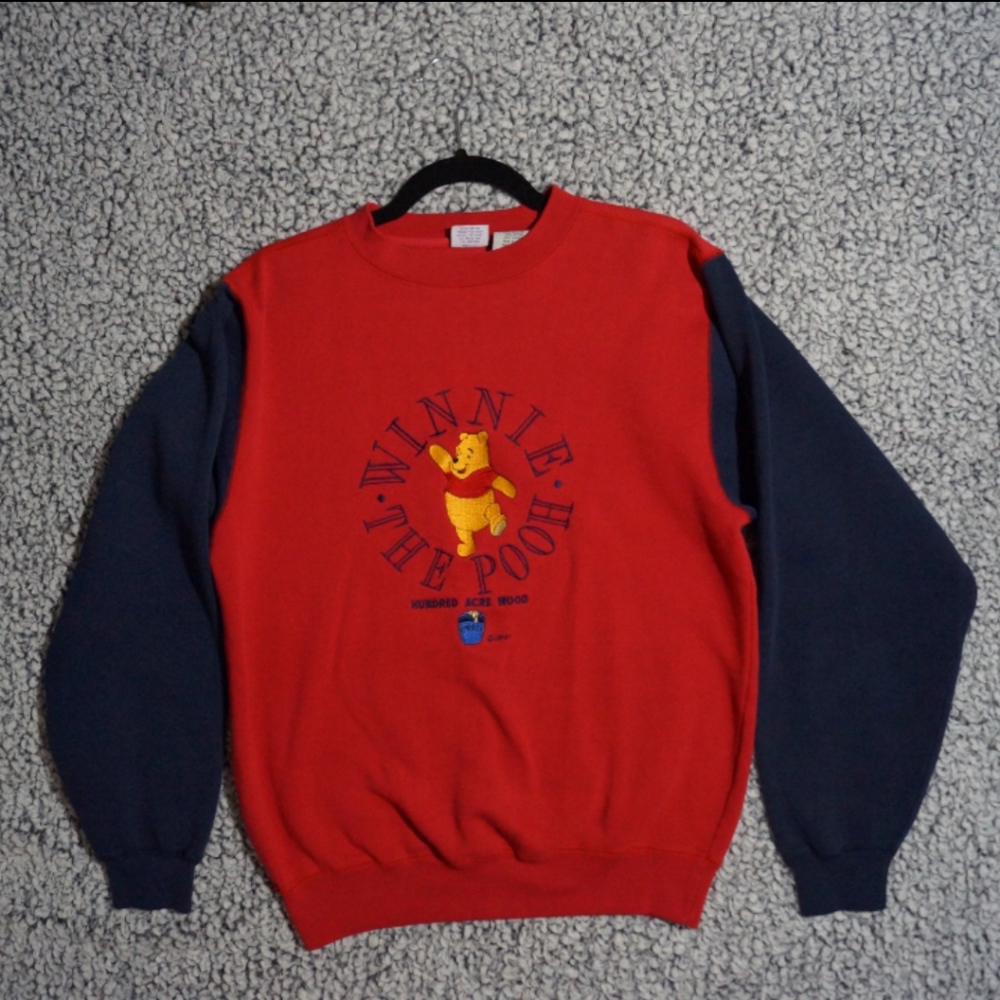 Vintage Winnie The Pooh Sweater Pullover Disney